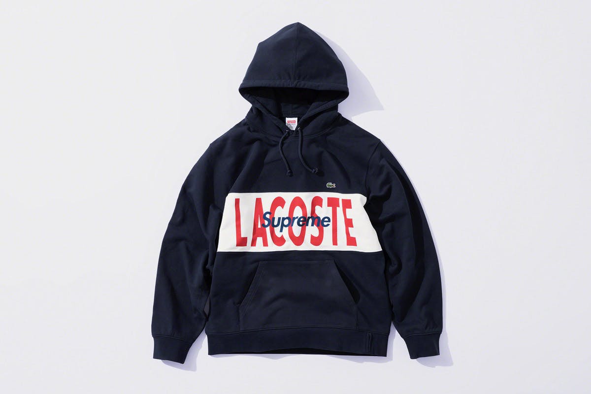supreme x lacoste sweater